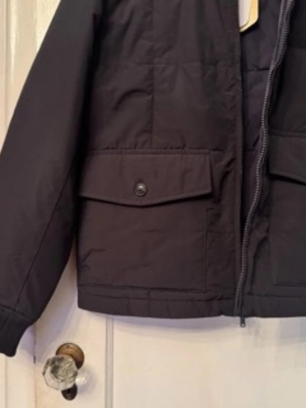 J. Crew Box-quilt insulated jacket with PrimaLoft * Navy Ink * Medium - Picture 3 of 7